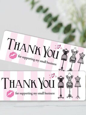 French Thank You Sticker Labels – (48 ct)